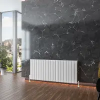 Eastbrook Addington type 10 radiator 140x60cm aluminium 1495W wit glans