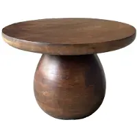 LivingFurn Troy salontafel 50cm bruin