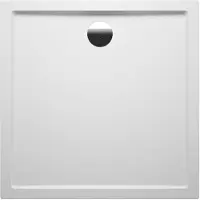 Riho Zurich vierkante douchebak 80x80cm wit glans
