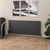 Eastbrook Warrington paneelradiator type 20 145x60cm 2303W antraciet