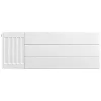 Eastbrook plaat voor paneelradiator met streep 80x30cm wit glans