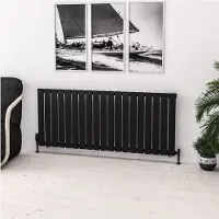 Eastbrook Warrington paneelradiator type 10 145x60cm 1257W zwart mat