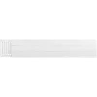 Eastbrook plaat voor paneelradiator met streep 160x30cm wit glans
