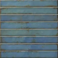 Jabo Brick Raku Turquoise mozaïektegel 35x35cm