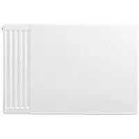Eastbrook plaat voor paneelradiator 90x60cm wit glans