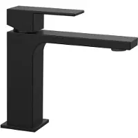 Sapho Cubemix wastafelkraan 15cm zwart mat