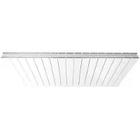 Eastbrook Addington afdekkapje voor type 20 radiator 125cm chroom