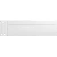 Eastbrook plaat voor paneelradiator met streep 140x40cm wit glans