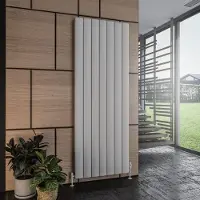 Eastbrook Guardia radiator 66x180cm aluminium 2795W grijs mat