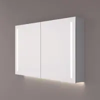 HiPP Design 42000 spiegelkast met LED en spiegelverwarming 120x70x14cm