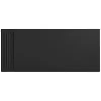 Eastbrook plaat voor paneelradiator 140x60cm zwart mat