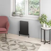 Eastbrook Type 21 paneelradiator 40x60cm 674W zwart mat