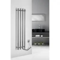 Sapho Papinado elektrische handdoekradiator 26.3x120cm chroom 85W