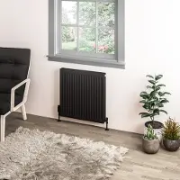 Eastbrook Type 11 paneelradiator 60x60cm 702W zwart mat