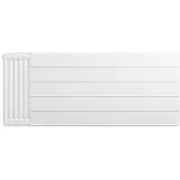 Eastbrook plaat voor paneelradiator met streep 120x50cm wit glans