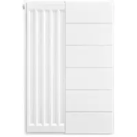 Eastbrook plaat voor paneelradiator met streep 40x60cm wit glans