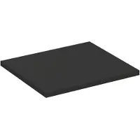 Comad Talia Casella wastafel toppaneel 60cm zwart eiken