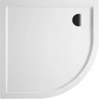 Riho Zurich kwartronde douchebak 80x80cm wit glans