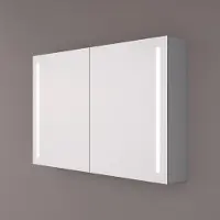 HiPP Design 41000 spiegelkast met LED en spiegelverwarming 60x70x14cm