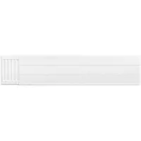 Eastbrook plaat voor paneelradiator met streep 140x30cm wit glans