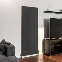 Eastbrook Guardia radiator 66x180cm aluminium 2795W antraciet mat