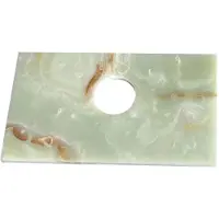 Saniclear Micro fonteinblad 39x22cm green onyx