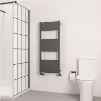 Eastbrook Kingswood handdoekradiator 50x120cm 618W antraciet mat