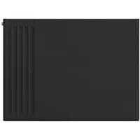 Eastbrook plaat voor paneelradiator 80x60cm zwart mat