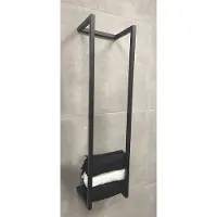 Mueller Ferro handdoekrek industrieel 95x25x20cm gunmetal
