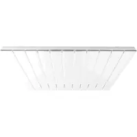 Eastbrook Addington afdekkapje voor type 10 radiator 80cm chroom