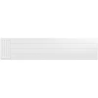 Eastbrook plaat voor paneelradiator met streep 180x40cm wit glans