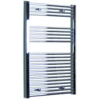Sanicare design handdoekradiator 60x112cm chroom