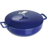 Staub Cocotte voor bouillabaisse 28 cm - donkerblauw 4,65 l