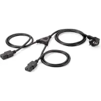 Digital Data Communications Iec 90º Naar 2xiec M/v Stroomkabel 1.8 M