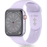TechProtection Siliconen bandje voor Apple Watch 4 / 5 / 6 / 7 / 8 / 9 / SE / Ultra 1 / 2 (42 / 44 / 45 / 2) (TPU), Horlogebandjes