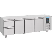 CombiSteel Koelwerkbank - 632L - 3 Deuren + 2 Laden - -2°c/+8°c - 2330x700x850mm