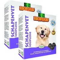 BF Petfood 2x40 st Biofood schapenvet maxi bonbons souplesse