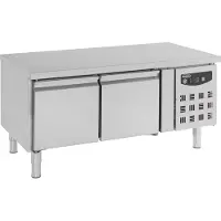 CombiSteel Koelwerkbank - Laag Model - 157L - 2 Deuren 1/1 GN - +2°C/+8°C - Geforceerd - 0.34kW - 1360x700x650mm