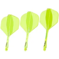 Winmau Fusion Neon Yellow NO2 - Dart Flights