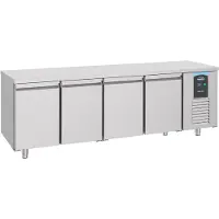 CombiSteel Koelwerkbank - ENERGY LINE - Energiezuinig - 632L - 4 Deuren - -2°C/+8°C - Geforceerd - 2330x700x850mm