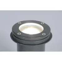 Lumidora Inbouwspot 70520 - NOVI - GU10 - Zwart - Grijs - Antraciet donkergrijs - Metaal - Buitenlamp - IP67 - ⌀ 11 cm