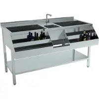 CombiSteel COCKTAIL BAR STATION 1600 - 7084.0015 - Horeca & Professioneel