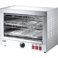CombiSteel Salamander Combisteel, 49(b)x38(h)x25(d)cm, 230V/3,6kW, 2 niveaus