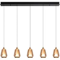 Highlight Design Hanglamp Tromba 5 Lichts Recht