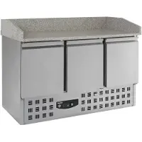 CombiSteel Pizzawerkbank 400L Met 3 Deuren (1/1 GN) - 1400x700x1020mm