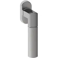 Hardbrass Raamkruk draaikiep Rhodos ovaal - RVS