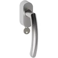 Hardbrass Hard Brass | Shuffle Helsinki Raamkruk Afsluitbaar 304 Inox | Geborsteld RVS