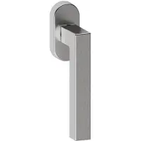 Hardbrass Raamkruk draaikiep Geneve ovaal - RVS