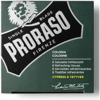 Proraso Cypress Vetyver Verfrissende Tissues 6 St Doekjes