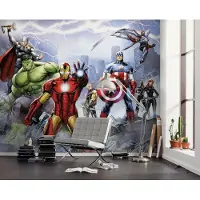 Komar Kinderbehang Marvel Avengers Ultimate Warriors (1 stuk)